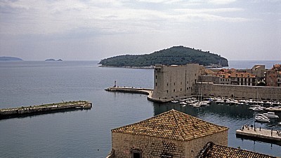 Stari Grad (Altstadt): Blick von der Stadtmauer - Tvrdava Sv. Ivan u Dubrovniku (Johannes Festung) - Dubrovnik
