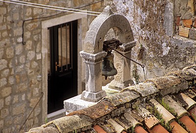 Stari Grad (Altstadt): Blick von der Stadtmauer - Glockenturm - Dubrovnik