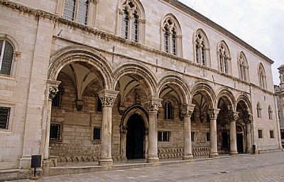 Stari Grad (Altstadt): Knezev dvor (Rektorenpalast) - Dubrovnik