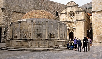 Stari Grad (Altstadt): Velika Onofrijeva cesma (Großer Onofrio-Brunnen) - Dubrovnik