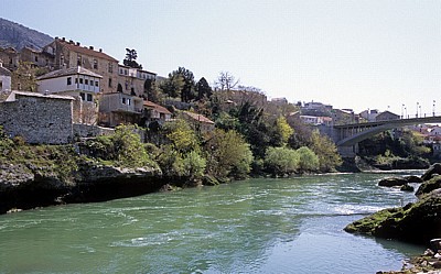 Fluß Neretva - Mostar