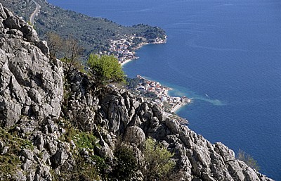 Blick auf die Makarska Riviera: Drasnice - Gespanschaft Split-Dalmatien