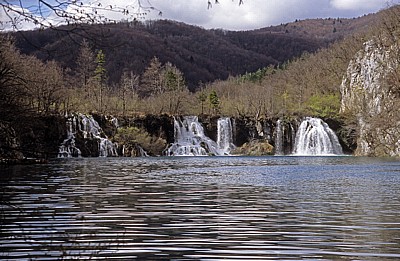 Donja jezera (Untere Seen): Wasserfälle am Milanovac - Nationalpark Plitvicer Seen