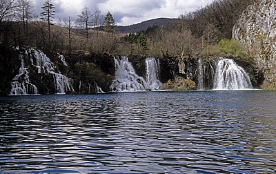 Donja jezera (Untere Seen): Wasserfälle am Milanovac - Nationalpark Plitvicer Seen