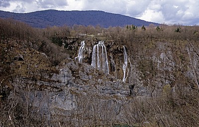 Veliki slap (großer Wasserfall, Fluß Plitvica) - Nationalpark Plitvicer Seen