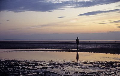 Kunstinstallation: Another Place (Antony Gormley) - Crosby