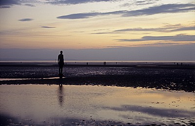 Kunstinstallation: Another Place (Antony Gormley) - Crosby