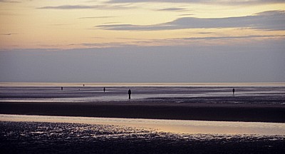 Kunstinstallation: Another Place (Antony Gormley) - Crosby