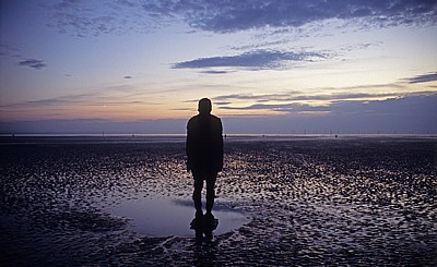 Kunstinstallation: Another Place (Antony Gormley) - Crosby