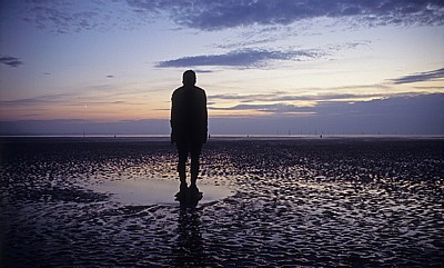 Kunstinstallation: Another Place (Antony Gormley) - Crosby