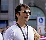 Marienplatz: Hermes Hodolides (Lindenstraße-Darsteller Vasily Sarikakis) - München