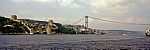 Fatih-Sultan-Mehmet-Brücke im Bau - Bosporus