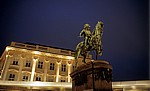 Reiterdenkmal Erzherzog Albrechts bei Nacht - Wien