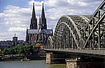 Kölner Dom, Hohenzollernbrücke - Köln