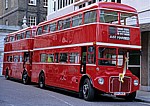 Londoner Doppeldeckerbusse (Just married) - London