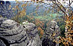 DDR: Blick von der Bastei - Sächsische Schweiz