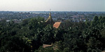 Blick vom Patou Say: Wat That Fune - Vientiane