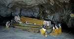 Liegender Buddha in einer Höhle - Vang Vieng