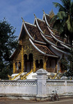 Pha Bang Tempel im Park des Königspalastes - Luang Prabang