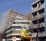 Tegernseer Landstraße (Mittlerer Ring): Sprengung des Agfa-Hochhauses - München