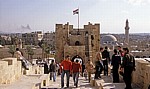 Zitadelle: Brückenzugang und Unterer Torturm - Aleppo