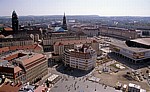 Innere Altstadt: Blick von der Kuppel der Frauenkirche - Dresden