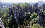 Bastei: Felsformationen - Sächsische Schweiz
