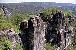 Bastei: Felsformationen - Sächsische Schweiz