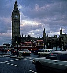 Houses of Parliament (Palace of Westminster) mit the Clock Tower (Uhrturm)  - London