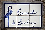Jakobsweg (Caminho Português): Azulejo “Caminho de Santiago“ - Distrito de Viana do Castelo