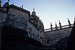 Jakobsweg (Caminho Português): Catedral de Santiago de Compostela (Kathedrale) – Teile der Ost- und Nordfassade - Santiago de Compostela