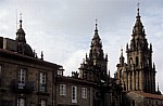 Jakobsweg (Caminho Português): Altstadt – Blick auf die Catedral de Santiago de Compostela (Kathedrale) - Santiago de Compostela