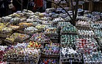 Verkaufsstand für bemalte Ostereier - Wien