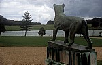 Holkham Hall: Bronzestatue  - Wells-next-the-Sea