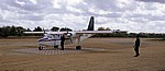 Mtemere Airstrip: Islander BN2A - Selous Wildreservat