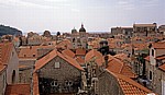 Stari Grad (Altstadt): Blick von der Stadtmauer - Dubrovnik