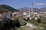 Blick auf den westlichen (kroatischen) Teil der Stadt - Mostar
