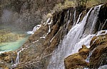 Donja jezera (Untere Seen): Wasserfälle unterhalb Novakovica brod - Nationalpark Plitvicer Seen