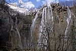 Sastavci (Zusammenfluß): Veliki slap (großer Wasserfall, Fluß Plitvica) - Nationalpark Plitvicer Seen